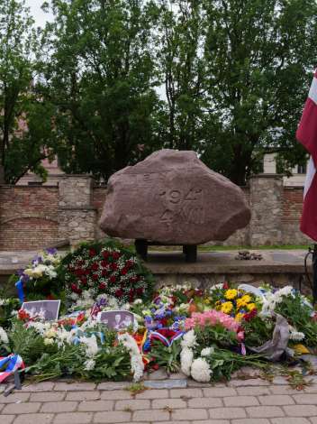 4. jūlijā notika pasākumi Holokausta upuru piemiņas dienā