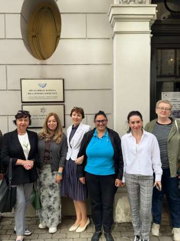 Delegation of the Jewish Community of Moldova Visits the Riga Jewish Community